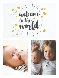 New baby cards